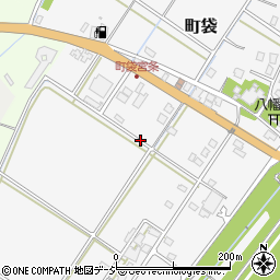 富山県富山市町袋周辺の地図