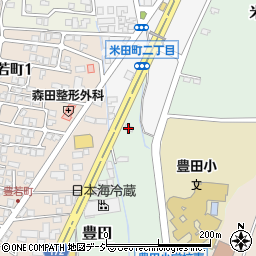 〒931-8303 富山県富山市米田の地図