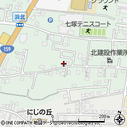 石川県かほく市浜北ロ周辺の地図