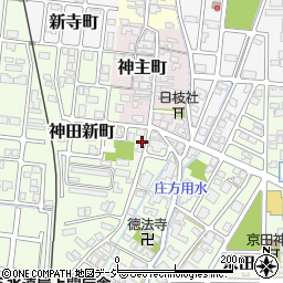 富山県高岡市京田155周辺の地図