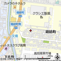 富山県高岡市鐘紡町9-4周辺の地図