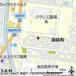 富山県高岡市鐘紡町9-6周辺の地図