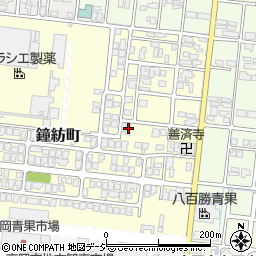 富山県高岡市鐘紡町6-2周辺の地図