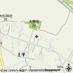 栃木県塩谷郡塩谷町上平250周辺の地図
