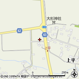 栃木県塩谷郡塩谷町上平1266周辺の地図