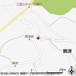 石川県河北郡津幡町興津ム周辺の地図