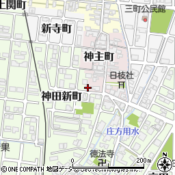富山県高岡市神主町周辺の地図