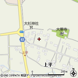 栃木県塩谷郡塩谷町上平235周辺の地図