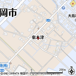 富山県高岡市東木津周辺の地図