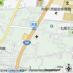 北國銀行宇野気支店周辺の地図