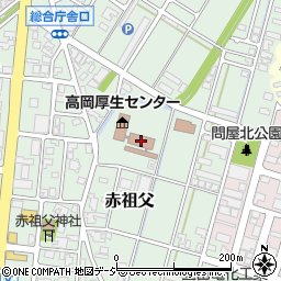 高岡総合庁舎周辺の地図