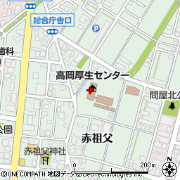 富山県高岡総合庁舎　西部教育事務所指導課教育相談専用電話周辺の地図