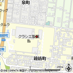 富山県高岡市鐘紡町周辺の地図