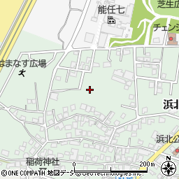 石川県かほく市浜北周辺の地図