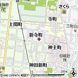 富山県高岡市新寺町周辺の地図