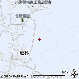 長野県中野市更科周辺の地図