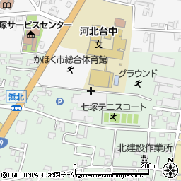 石川県かほく市浜北イ周辺の地図