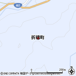 茨城県常陸太田市折橋町周辺の地図