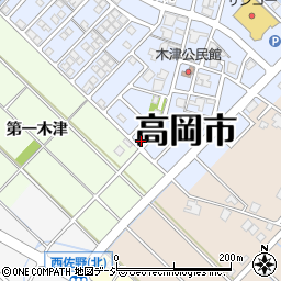 富山県高岡市木津2359周辺の地図