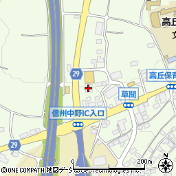 信州中野観光センター周辺の地図