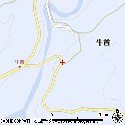 石川県河北郡津幡町牛首ト周辺の地図