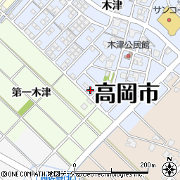 富山県高岡市木津2428周辺の地図