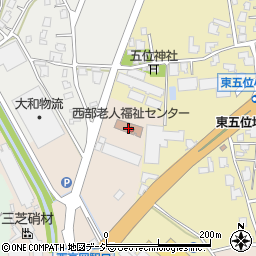 高岡市西部老人福祉センター周辺の地図