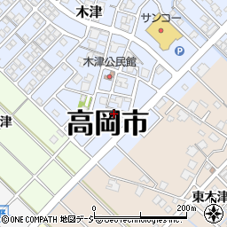 富山県高岡市木津2197周辺の地図