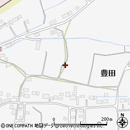 栃木県日光市豊田周辺の地図