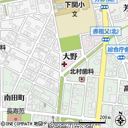 富山県高岡市大野681周辺の地図