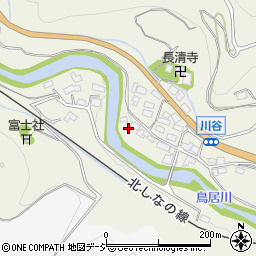 長野県長野市豊野町川谷991周辺の地図