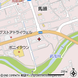 栃木県那須郡那珂川町馬頭1912周辺の地図