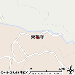 富山県滑川市東福寺周辺の地図