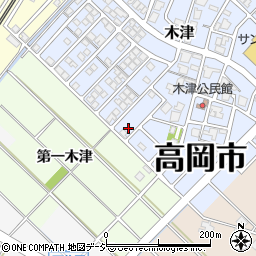 富山県高岡市木津2450周辺の地図