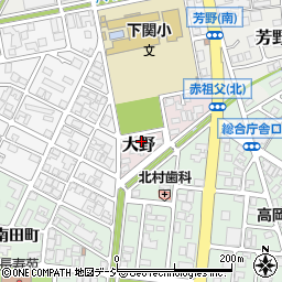 富山県高岡市大野674周辺の地図