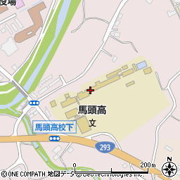 栃木県立馬頭高等学校周辺の地図