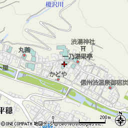 渋温泉古久屋周辺の地図