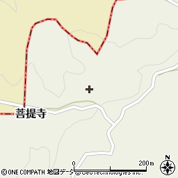 石川県津幡町（河北郡）菩提寺周辺の地図