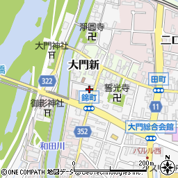 畠山酒店周辺の地図