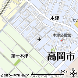 富山県高岡市木津2459周辺の地図