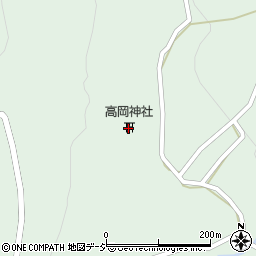 高岡神社周辺の地図