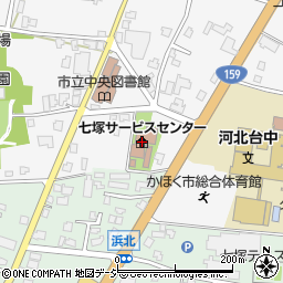かほく市七塚サービスセンター周辺の地図