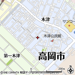 富山県高岡市木津2437周辺の地図