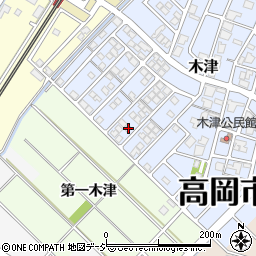 富山県高岡市木津2520周辺の地図