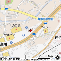 栃木県　警察本部今市警察署周辺の地図