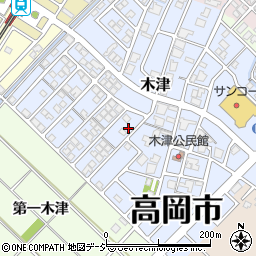 富山県高岡市木津2472周辺の地図