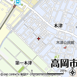 富山県高岡市木津2528周辺の地図