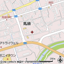 栃木県那須郡那珂川町馬頭周辺の地図