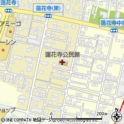 蓮花寺公民館周辺の地図