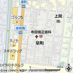 富山県高岡市泉町周辺の地図